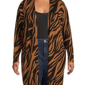 Open front cardigan duster sweater